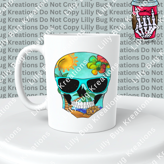 Summer Skull Mug