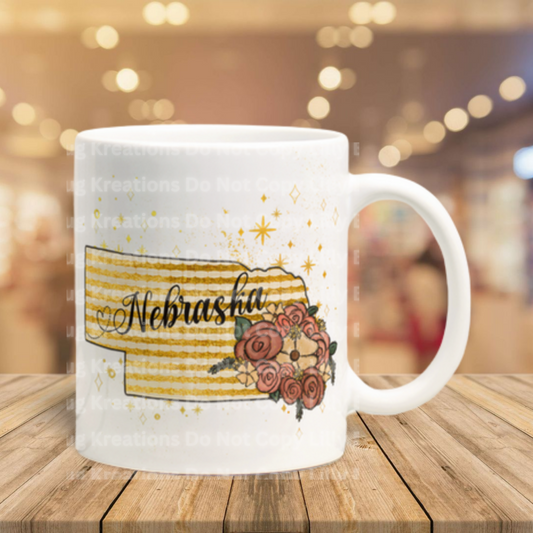 Boho Nebraska Mug