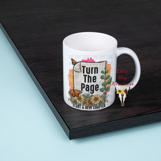 Turn The Page Mug